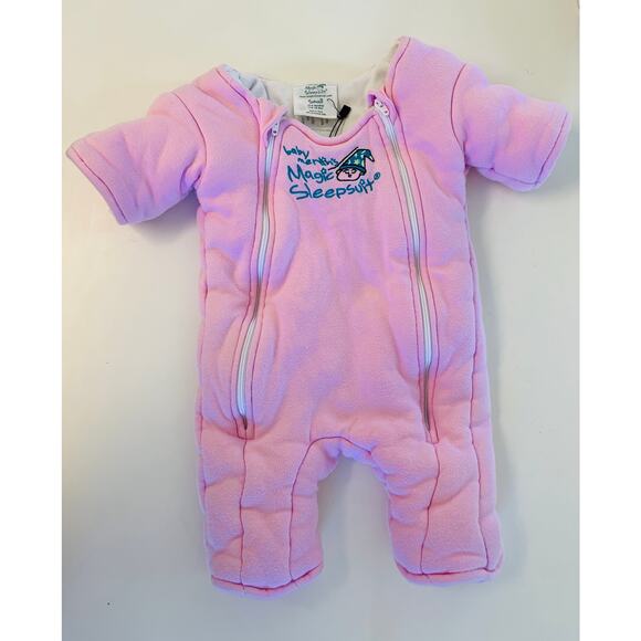 Baby Merlin’s Magic Sleepsuit 3-6mo pink - Picture 1 of 4